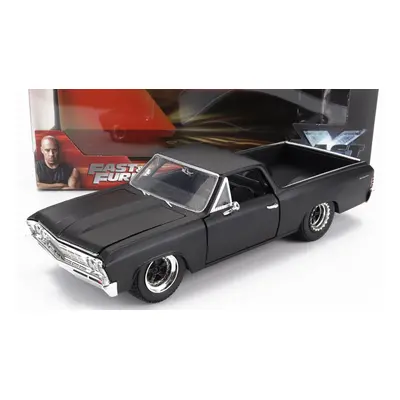 Jada Chevrolet El Camino Pick-up (ff10) Custom 1967 - Fast & Furious 1:24 Black