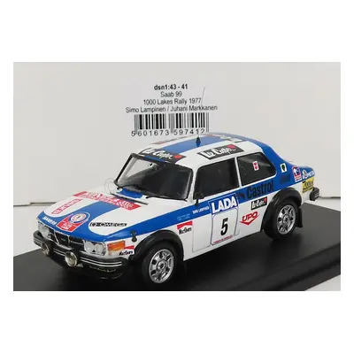 Trofeu Saab 99 N 5 Rally 1000 Lakes 1977 S.lampinen - J.markkanen 1:43 Bílá Modrá