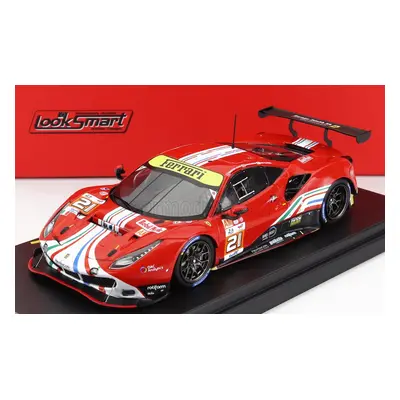 Looksmart Ferrari 488 Gte Evo 3.9l Turbo V8 Team Af Corse N 21 1:43, červená