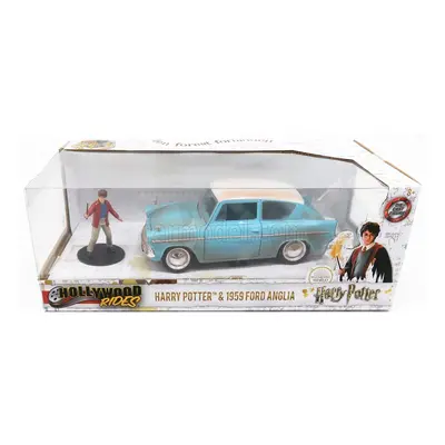 Jada Ford england Anglia 1959 Harry Potter - Movie - With Figure 2016 1:24 Světle Modrá