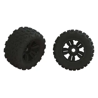 Arrma kolo s pneu dBoots Copperhead2 MT, černý disk (2)