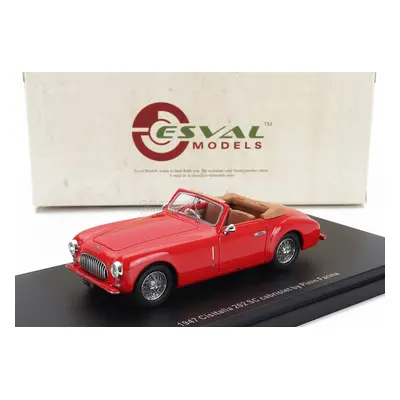 Esval model Cisitalia 202 Sc Stabilimenti Farina Cabriolet Open 1947 1:43 Red