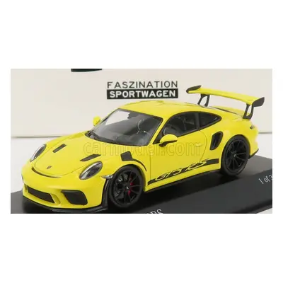 Minichamps Porsche 911 991-2 Gt3 Rs Coupe 2018 - Black Rims 1:43 Závodní Žlutá