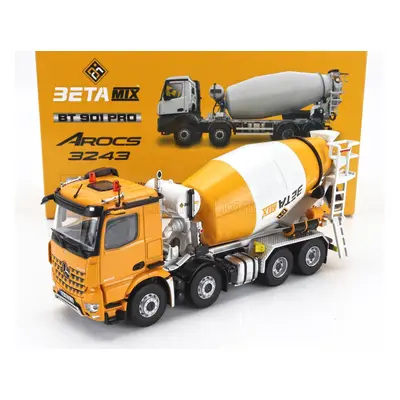 Nzg Mercedes benz Arocs 3243 Truck Beta Betoniera Tanker Cement Mixer Truck 4-assi 2018 1:50 Žlu