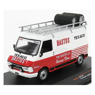 Ixo-models Fiat 242 Van Team Tre Gazzelle Bastos Texaco Rally Assistance 1984 1:43 Bílá Červená