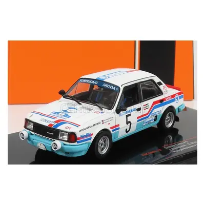 Ixo-models Škoda 130l Team Skoda Gb N 5 Rally Bohemia 1988 1:43, bílá