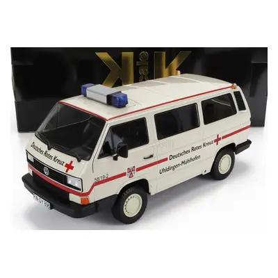 Kk-scale Volkswagen T3 Minibus Deutsches Rotes Kreuz Ambulance 1987 1:18 Creme Red