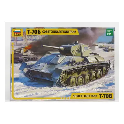 Zvezda Tank T-70b Soviet Light Tank Military 1942 1:35 /