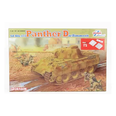 Dragon armor Tank Panther D Military 1944 1:35 /