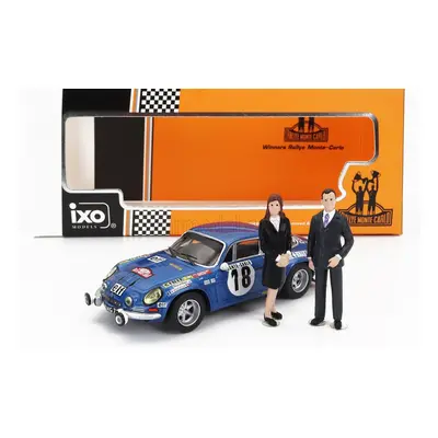 Ixo-models Renault Alpine A110 1800s N 18 Winner Rally Montecarlo 1973 1:43, modrá