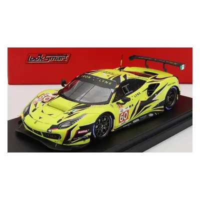 Looksmart Ferrari 488 Gte Evo 3.9l Turbo V8 Team Iron Lynx N 60 1:43, žlutá