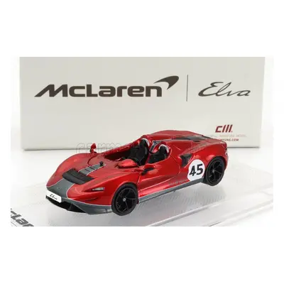 Cm-models Mclaren Elva N 45 Racing 2020 1:64 Červená Šedá