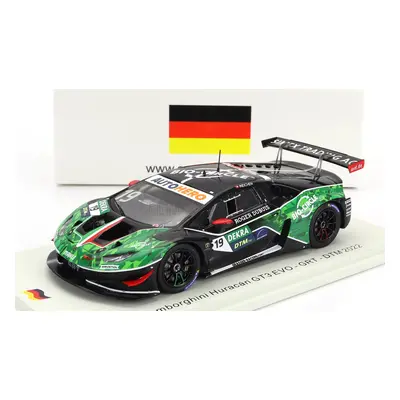 Spark-model Lamborghini Huracan Gt3 Evo N 19 Grt Dtm 2022 Rolf Ineichen 1:43 Černá Zelená