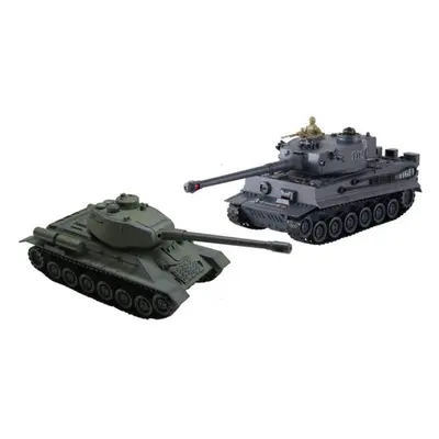 RC tanky Tiger I vs. T34/85