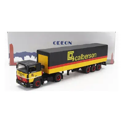 Odeon Renault R310 Truck Telonato Calberson 1986 1:43 Žlutá Černá Červená