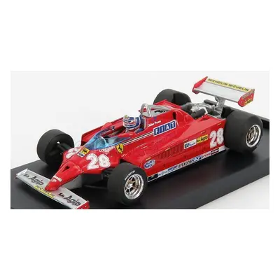 Brumm Ferrari F1 126ck Turbo N 28 Monaco Gp 1981 D.pironi - With Driver Figure 1:43 Red