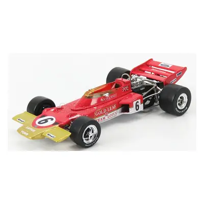 Quartzo Lotus F1 72c Team Lotus N 6 World Champion Winner French Gp 1970 Jochen Rindt 1:43 Červ