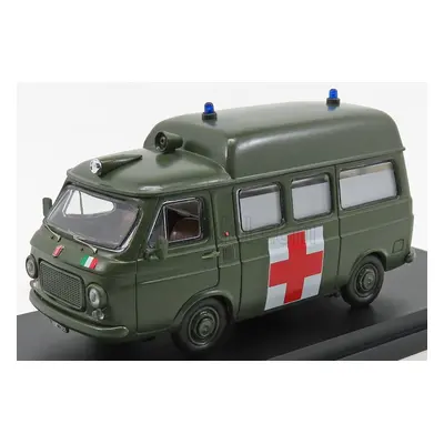 Rio-models Fiat 238 Van Tetto Alto Ambulanza Esercito Italiano 1970 1:43 Vojenská Zelená