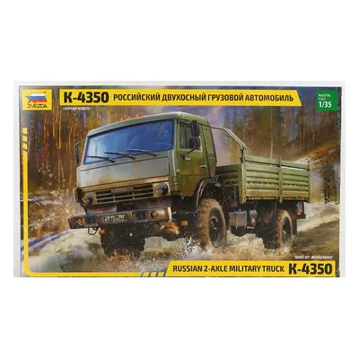 Zvezda Kamaz K-4350 Truck 2-assi 1982 1:35 /