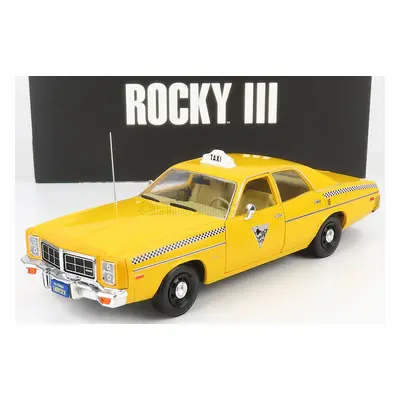 Greenlight Dodge Monaco Taxi City Cab Co 1978 - Rocky Iii Movie 1:18 Žlutá