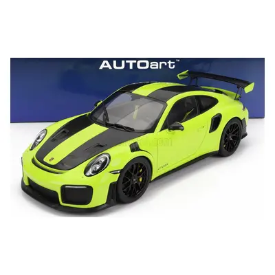 Autoart Porsche 911 991-2 Gt2 Rs Weissach Package 2019 1:18 Acid Green