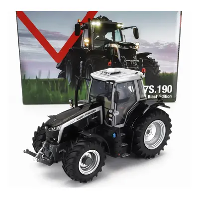 Universal hobbies Massey ferguson Mf7s.190 Tractor Black Edition 2022 1:32 Černá Stříbrná