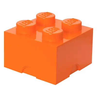 LEGO úložný box 250x250x180mm - oranžový