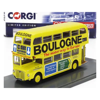 Corgi AEC Type Rm Autobus London Transport Boulogne Route 88 Mitcham Cricketers 1949 1:76 Žlutá