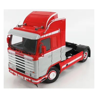 Road-kings Scania 143m 500 Streamline Tractor Truck 2-assi 1995 1:18 Červená Šedá Bílá