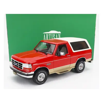 Greenlight Ford usa Bronco 1994 - Eddie Bauer Edition 1:18 Červená Zlatá Bílá