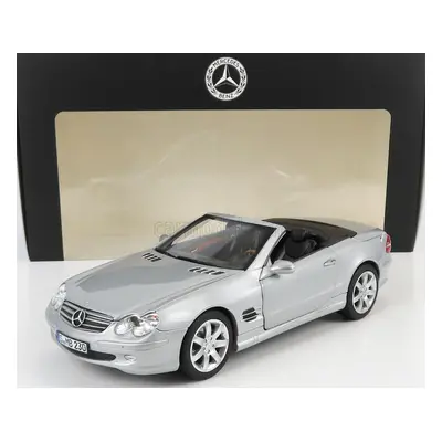 Norev Mercedes benz Sl-class Sl500 (r230) Cabriolet 2003 1:18 Silver