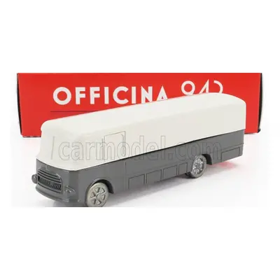 Officina-942 Fiat 642 Rn Truck Car Transporter F1 Assistenza Corse Ferrari 1956 1:76 Šedá Bílá