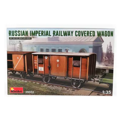 Miniart Accessories Russian Imperial Railway Covered Wagon 1:35 /