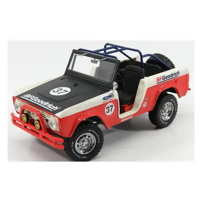 Greenlight Ford usa Bronco Open N 37 Bfgoodrich 1966 1:18 Červená Bílá Černá