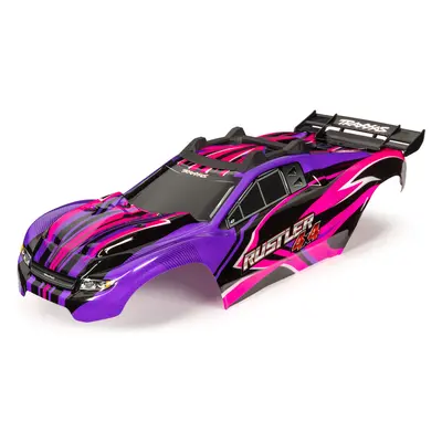 Traxxas karosérie Rustler 4X4 růžovo-fialová