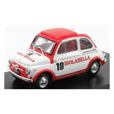 Brumm Fiat Nuova 500d - Amaro Isolabella 1960 1:43 Bílá Červená