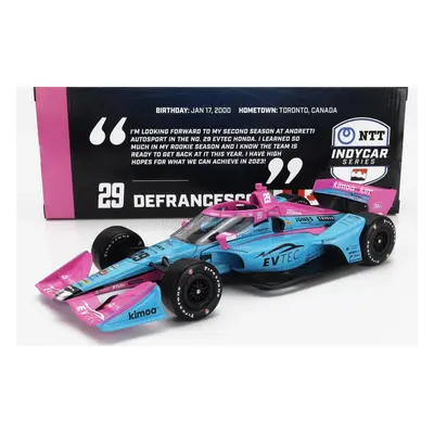 Greenlight Honda Team Andretti Autosport N 29 1:18, modrorůžová