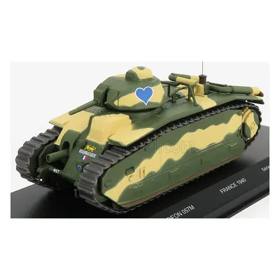 Odeon Renault B1 Bis Tank France 1940 1:43 Vojenská Kamufláž