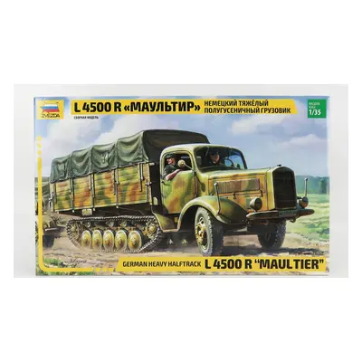 Zvezda Mercedes benz L4500f Cingolato Truck Maultier Military 1944 1:35 /