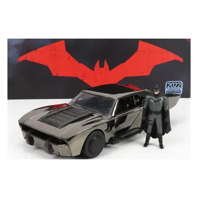 Jada Batman Batmobile With Figure 2022 - The Batman Movie 1:24 Chrome