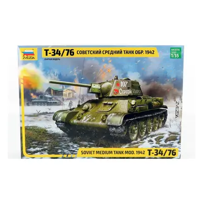 Zvezda Kampfpanzer T-34/76 Tank Military 1942 1:35 /