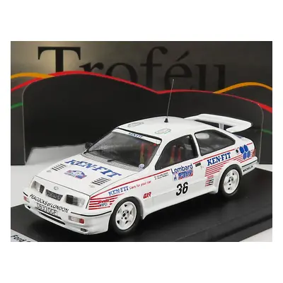 Trofeu Ford england Sierra Rs Cosworth N 36 Rally Rac Lombard 1987 C.mellors - H.white 1:43 Bílá