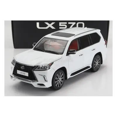 Lcd-model Lexus Lx570 2022 1:18 Bílá