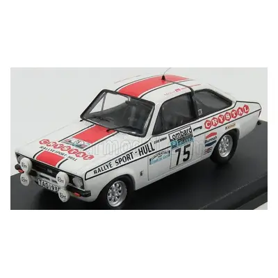 Trofeu Ford england Escort Mkii N 75 Rac Rally 1977 M.jackson - S.howard 1:43 Bílá Červená