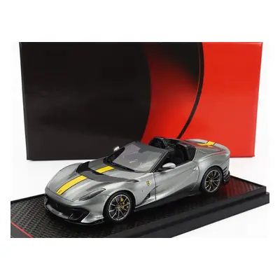 Bbr-models Ferrari 812 Competizione A Spider 2022 1:43 Grigio Coburn - Šedá Met Žlutá