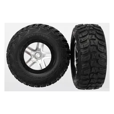 Traxxas kolo 2.2/3.0", disk SCT Split-Spoke saténový-černý, pneu Kumho (2)