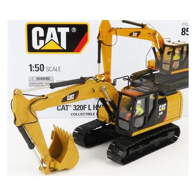 Dm-models Caterpillar Cat320f L Pásový bagr 1:50, žlutá