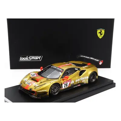 Looksmart Ferrari 488 Gt3 Evo 3.9l Turbo V8 Team Octane126 Serliana N 26 1:43, zlatá