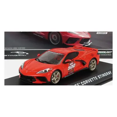 Greenlight Chevrolet Corvette C8 Offical Pace Car Indianapolis 500 Mile Race 2020 1:43 Red