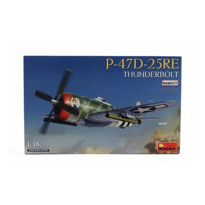 Miniart Republic aviation P-47d 25re Military Airplane 1942 1:48 /